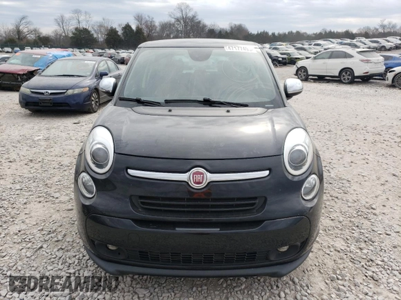 2017 FIAT 500L Lounge with VIN ZFBCFACH1HZ040164, listed as a Copart auction lot 47177495 with 35,209 mi miles and Salvage Title. Bid and sale history available at DreamBid. Image 5.