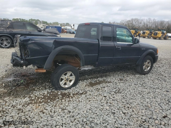 2005 Ford Ranger XL with VIN 1FTYR14U05PA23837, listed as a Copart auction lot 44314145 with 225,296 mi miles and Salvage Title. Bid and sale history available at carsss.com. Image 3.