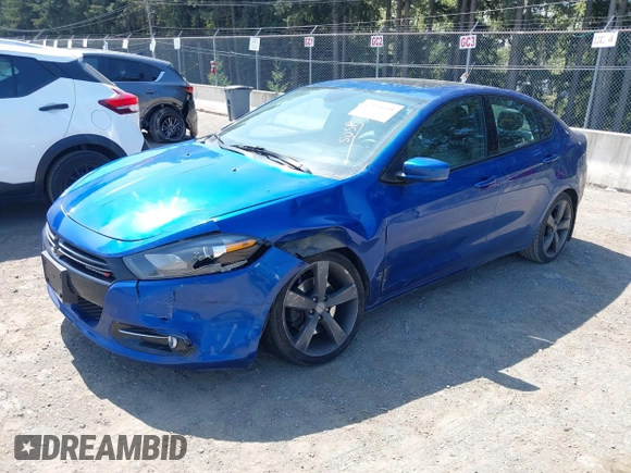 2014 Dodge Dart GT with VIN 1C3CDFEBXED826535, listed as a IAAI auction lot 42118338 with 107,936 mi miles and . Bid and sale history available at DreamBid. Image 2.