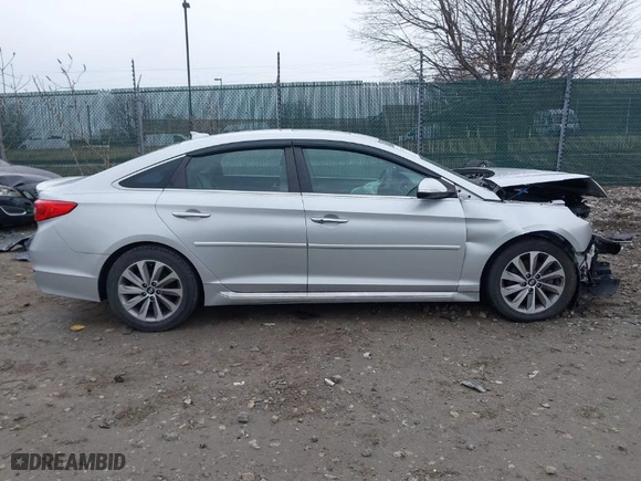 2017 Hyundai Sonata Sport with VIN 5NPE34AF1HH586665, listed as a IAAI auction lot 41677457 with NaN miles. Bid and sale history available at carsss.com. Image 12.