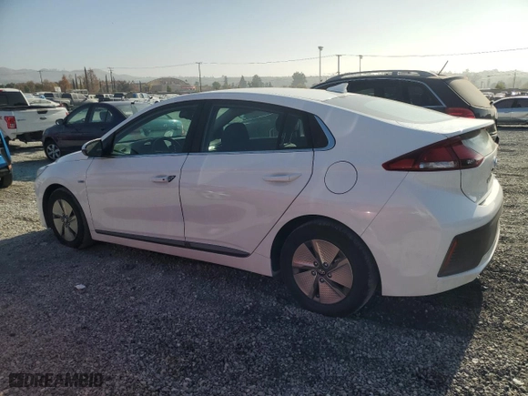 2020 Hyundai Ioniq Hybrid SE with VIN KMHC75LC2LU188945, listed as a Copart auction lot 83601904 with 56,898 mi miles and Salvage Title. Bid and sale history available at carsss.com. Image 2.