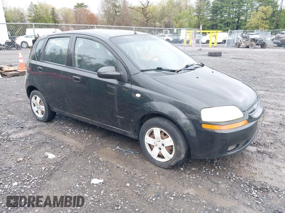 2006 Chevrolet Aveo LS with VIN KL1TD66616B591010, listed as a IAAI auction lot 42190348 with 26,240 mi miles and . Bid and sale history available at DreamBid. Image 1.