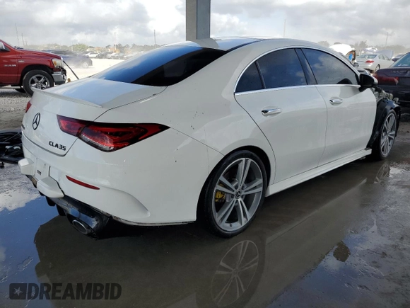 2020 Mercedes-Benz CLA with VIN WDD5J5BB6LN073031, listed as a Copart auction lot 45507525 with 52,747 mi miles and Clean Title. Bid and sale history available at carsss.com. Image 3.