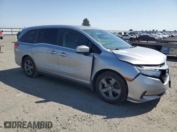 2022 Honda Odyssey EX с VIN 5FNRL6H56NB023731, выставлен на аукционе Copart как лот 54346985 с пробегом 98 369 миль миль и Списание • Salvage title. История ставок и продаж доступна на DreamBid. Изображение 4.