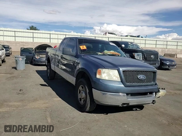 2005 Ford F-150 XLT with VIN 1FTPX145X5NA55054, listed as a Copart auction lot 56250845 with 260,876 mi miles and Salvage title. Bid and sale history available at DreamBid. Image 13.