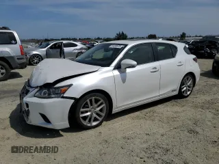 2017 Lexus CT 200h with VIN JTHKD5BH2H2289345, listed as a Copart auction lot 54495575 with 72,543 mi miles and Salvage title. Bid and sale history available at DreamBid. Image 1.