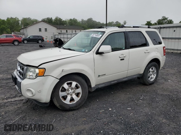 2010 Ford Escape Hybrid with VIN 1FMCU4K35AKB43740, listed as a Copart auction lot 58714855 with 116,463 mi miles and Salvage title. Bid and sale history available at DreamBid. Image 1.