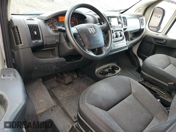 2018 Ram ProMaster Cargo with VIN 3C6TRVAG2JE146542, listed as a Copart auction lot 41484415 with 151,782 mi miles and Clean Title. Bid and sale history available at DreamBid. Image 8.
