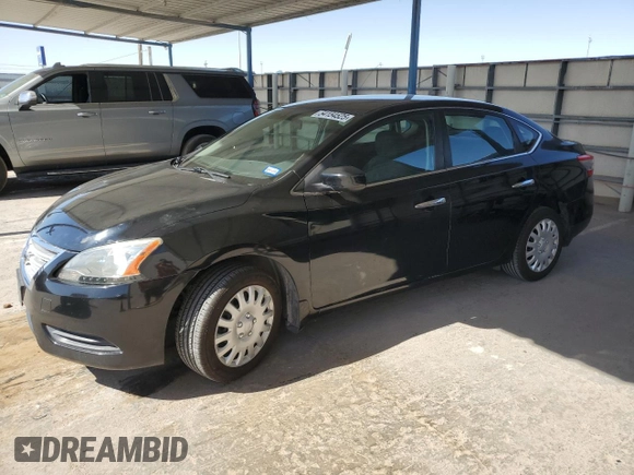 2013 Nissan Sentra SV with VIN 3N1AB7AP4DL684341, listed as a Copart auction lot 54154525 with 118,366 mi miles and Clean Title. Bid and sale history available at carsss.com. Image 1.