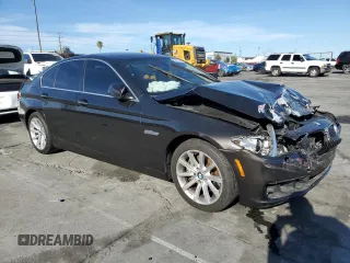 2014 BMW 5 Series 535d with VIN WBAXA5C58ED691145, listed as a Copart auction lot 50020125 with 141,297 mi miles and Salvage Title. Bid and sale history available at carsss.com. Image 4.