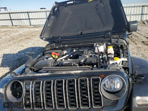 2024 Jeep Gladiator Sport S with VIN 1C6HJTAG3RL105132, listed as a Copart auction lot 48701215 with 576 mi miles and Salvage title. Bid and sale history available at DreamBid. Image 13.