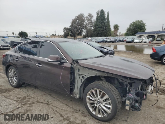 2019 Infiniti Q50 Luxe с VIN JN1EV7AP7KM511845, выставлен на аукционе Copart как лот 48928515 с пробегом 59 022 миль миль и Списание • Salvage title. История ставок и продаж доступна на DreamBid. Изображение 4.