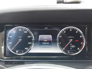 2015 Mercedes-Benz S-Class S 550 with VIN WDDUG8CBXFA151686, listed as a IAAI auction lot 41770180 with 132,516 mi miles. Bid and sale history available at carsss.com. Image 7.