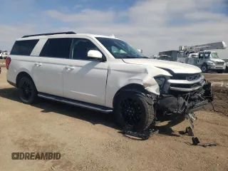 2022 Ford Expedition Max XLT with VIN 1FMJK1HT3NEA48763, listed as a Copart auction lot 45296145 with 66,751 mi miles and Salvage title. Bid and sale history available at DreamBid. Image 4.