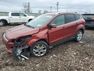2014 Ford Escape Titanium with VIN 1FMCU9J94EUB20852, listed as a Copart auction lot 51412835 with 170,817 mi miles and Salvage Title. Bid and sale history available at DreamBid. Image 1.