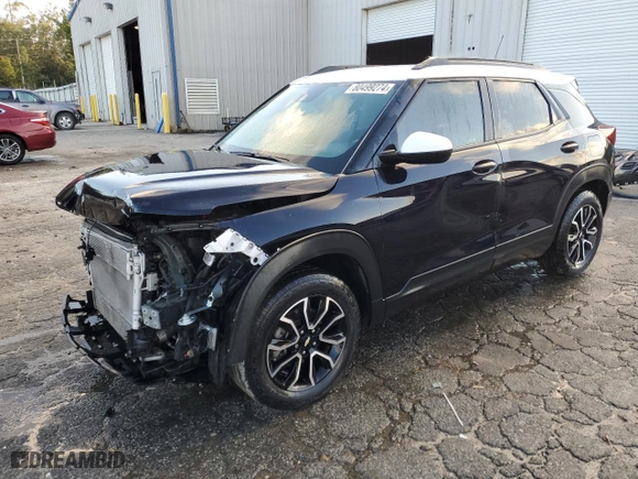 2021 Chevrolet TrailBlazer ACTIV with VIN KL79MVSL7MB074765, listed as a Copart auction lot 80499274 with 64,008 mi miles and Salvage Title. Bid and sale history available at carsss.com. Image 1.