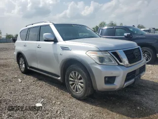 2017 Nissan Armada SL with VIN JN8AY2ND0H9005506, listed as a Copart auction lot 51286695 with 218,196 mi miles and Clean Title. Bid and sale history available at carsss.com. Image 4.