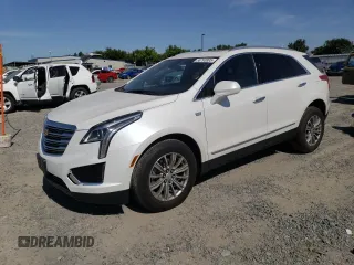 2017 Cadillac XT5 Luxury AWD with VIN 1GYKNDRS0HZ180703, listed as a Copart auction lot 58793895 with 30,339 mi miles and Salvage title. Bid and sale history available at DreamBid. Image 1.