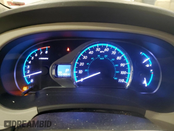 2014 Toyota Sienna Ltd with VIN 5TDDK3DC5ES082586, listed as a Copart auction lot 43142395 with 254,864 mi miles and Salvage Title. Bid and sale history available at carsss.com. Image 9.