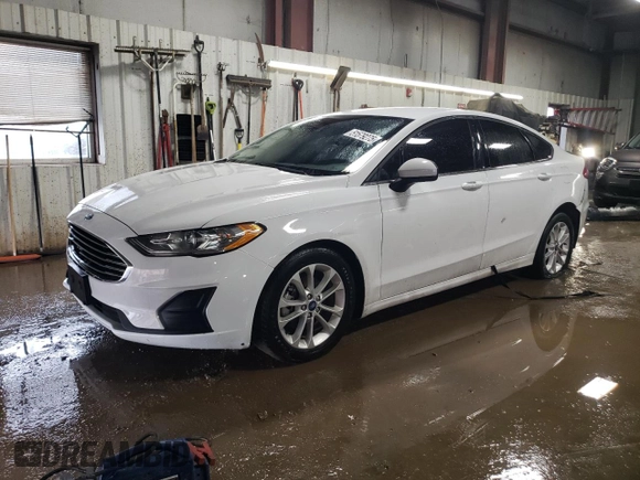 2019 Ford Fusion SE with VIN 3FA6P0HD9KR128968, listed as a Copart auction lot 51579275 with 74,656 mi miles and Salvage Title. Bid and sale history available at carsss.com. Image 1.