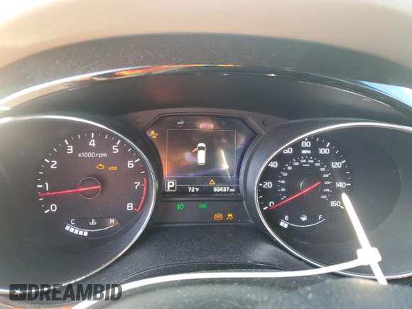 2017 Kia Sedona SX-L with VIN KNDME5C16H6334580, listed as a Copart auction lot 80086864 with 93,437 mi miles and Salvage Title. Bid and sale history available at carsss.com. Image 9.