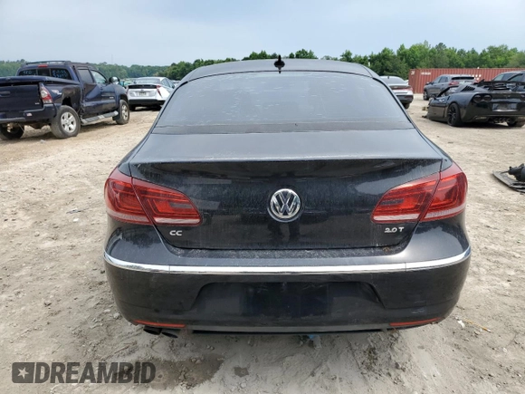 2015 Volkswagen CC Sport with VIN WVWBN7AN8FE821601, listed as a Copart auction lot 56053405 with Not Provided miles and Clean Title. Bid and sale history available at DreamBid. Image 6.