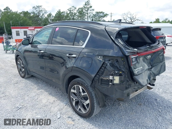 2022 Kia Sportage EX with VIN KNDPN3AC6N7007642, listed as a IAAI auction lot 42151902 with 39,411 mi miles and . Bid and sale history available at DreamBid. Image 3.