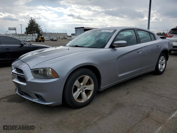 2013 Dodge Charger SE with VIN 2C3CDXBG4DH737535, listed as a Copart auction lot 50473165 with 103,204 mi miles and Salvage Title. Bid and sale history available at carsss.com. Image 1.
