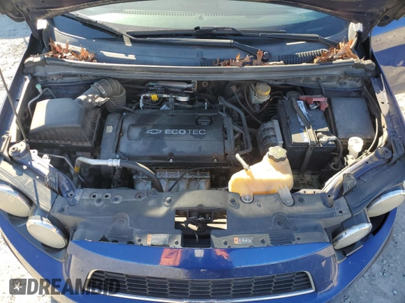 2014 Chevrolet Sonic LT with VIN 1G1JC6SH4E4205072, listed as a Copart auction lot 87321804 with 185,736 mi miles and Clean Title. Bid and sale history available at carsss.com. Image 11.