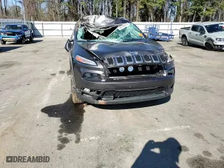 2015 Jeep Cherokee Latitude with VIN 1C4PJMCSXFW787688, listed as a Copart auction lot 46756075 with 145,000 mi miles and Salvage Title. Bid and sale history available at carsss.com. Image 12.