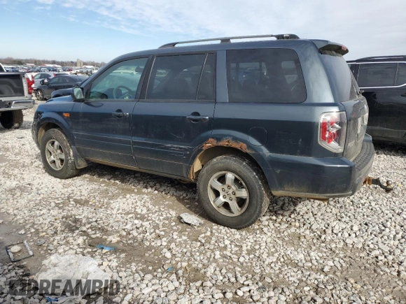 2006 Honda Pilot EX with VIN 5FNYF284X6B005916, listed as a Copart auction lot 46871255 with 246,526 mi miles and Clean Title. Bid and sale history available at DreamBid. Image 2.