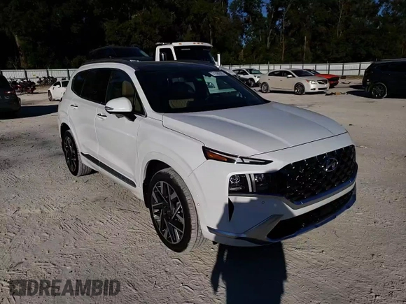 2022 Hyundai Santa Fe Calligraphy with VIN 5NMS54AL2NH422370, listed as a Copart auction lot 71980322 with 11,053 mi miles. Bid and sale history available at carsss.com. Image 12.