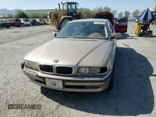 2001 BMW 7 Series 740i with VIN WBAGG83401DN83796, listed as a Copart auction lot 61862025 with Not provided miles and Salvage title. Bid and sale history available at DreamBid. Image 13.