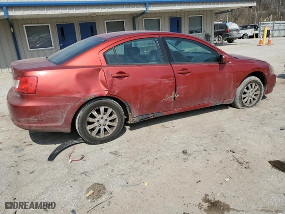 2009 Mitsubishi Galant ES with VIN 4A3AB36F79E036812, listed as a Copart auction lot 48329045 with 191873 miles and Salvage Title. Bid and sale history available at carsss.com. Image 3.