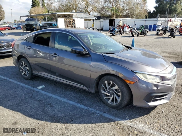 2016 Honda Civic Sedan EX with VIN 2HGFC2F78GH520603, listed as a Copart auction lot 43429315 with 203,737 mi miles and Clean Title. Bid and sale history available at carsss.com. Image 4.