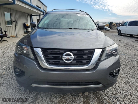 2017 Nissan Pathfinder S with VIN 5N1DR2MN2HC902549, listed as a Copart auction lot 45566675 with 124,564 mi miles and Salvage Title. Bid and sale history available at carsss.com. Image 5.