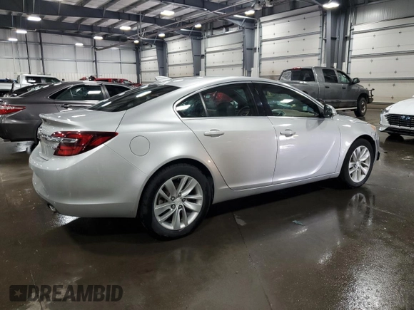 2016 Buick Regal with VIN 2G4GK5EX4G9153262, listed as a Copart auction lot 61039024 with 109,850 mi miles and Salvage title. Bid and sale history available at DreamBid. Image 3.