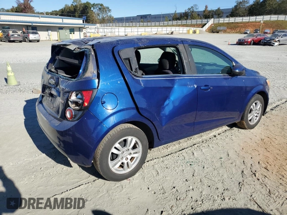2013 Chevrolet Sonic LT with VIN 1G1JC6SB2D4246567, listed as a Copart auction lot 76625054 with 98,698 mi miles and Salvage Title. Bid and sale history available at carsss.com. Image 3.