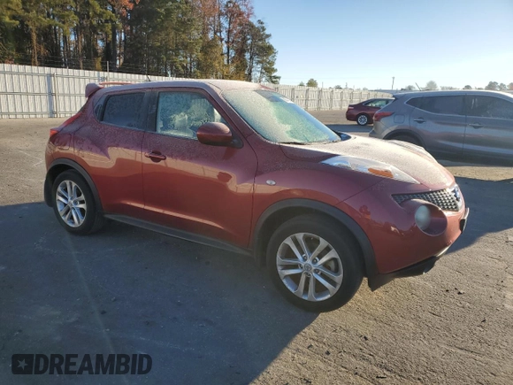 2012 Nissan Juke SV with VIN JN8AF5MR7CT114643, listed as a Copart auction lot 83744214 with 144,735 mi miles and Salvage Title. Bid and sale history available at carsss.com. Image 4.