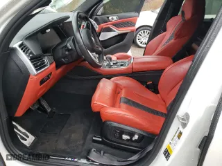 2020 BMW X5 M Competition with VIN 5YMJU0C07L9D71042, listed as a Copart auction lot 75059483 with 0 mi miles. Bid and sale history available at carsss.com. Image 7.