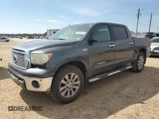 2012 Toyota Tundra 4WD Truck LTD with VIN 5TFHW5F19CX243557, listed as a Copart auction lot 46826515 with 106,924 mi miles and Salvage Title. Bid and sale history available at carsss.com. Image 1.