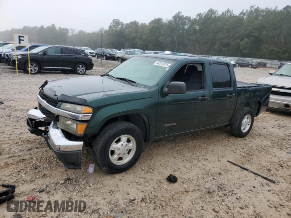 2005 Chevrolet Colorado 1SB LS Z85 with VIN 1GCCS136458142759, listed as a Copart auction lot 44215575 with 162,155 mi miles and Salvage Title. Bid and sale history available at carsss.com. Image 1.