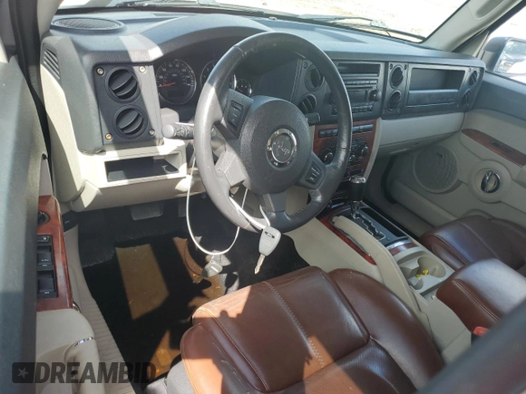 2007 Jeep Commander Limited with VIN 1J8HH58237C585270, listed as a Copart auction lot 64398624 with Not provided miles and Salvage title. Bid and sale history available at DreamBid. Image 8.