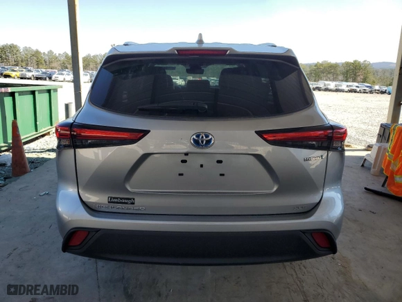 2023 Toyota Highlander Hybrid XLE with VIN 5TDKBRCH0PS131378, listed as a Copart auction lot 46817715 with 18,486 mi miles and Salvage Title. Bid and sale history available at carsss.com. Image 6.