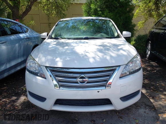 2014 Nissan Sentra S with VIN 3N1AB7AP8EL682996, listed as a IAAI auction lot 42707004 with 196,095 mi miles and . Bid and sale history available at DreamBid. Image 6.