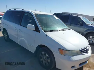2003 Honda Odyssey EX-L z VIN 5FNRL189X3B000813, wystawiony jako IAAI lot #42258051 z przebiegiem 217 358 mil mil oraz . Historia ofert i sprzedaży dostępna na DreamBid. Obrazek 1.