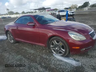 2006 Lexus SC 430 z VIN JTHFN48Y469000311, wystawiony jako Copart lot #45413615 z przebiegiem 155 357 mil mil oraz Szkoda całkowita • Salvage title. Historia ofert i sprzedaży dostępna na DreamBid. Obrazek 4.
