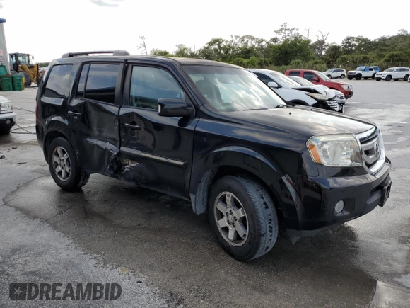 2010 Honda Pilot Touring with VIN 5FNYF4H92AB019812, listed as a Copart auction lot 49818515 with 165,638 mi miles and Salvage Title. Bid and sale history available at carsss.com. Image 4.