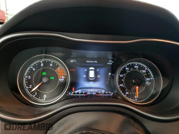 2020 Jeep Cherokee Trailhawk with VIN 1C4PJMBX9LD582951, listed as a Copart auction lot 60152935 with 61,448 mi miles and Salvage title. Bid and sale history available at DreamBid. Image 9.