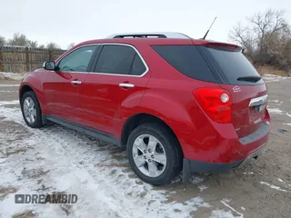 2013 Chevrolet Equinox LTZ with VIN 1GNFLGEK1DZ104011, listed as a IAAI auction lot 41424044 with 118,893 mi miles. Bid and sale history available at carsss.com. Image 3.